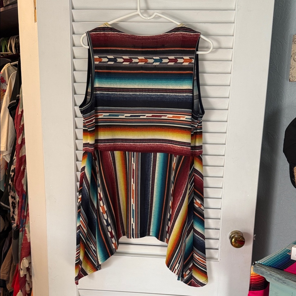Double D Ranch Multicolor Striped Vest - Picture 4 of 4
